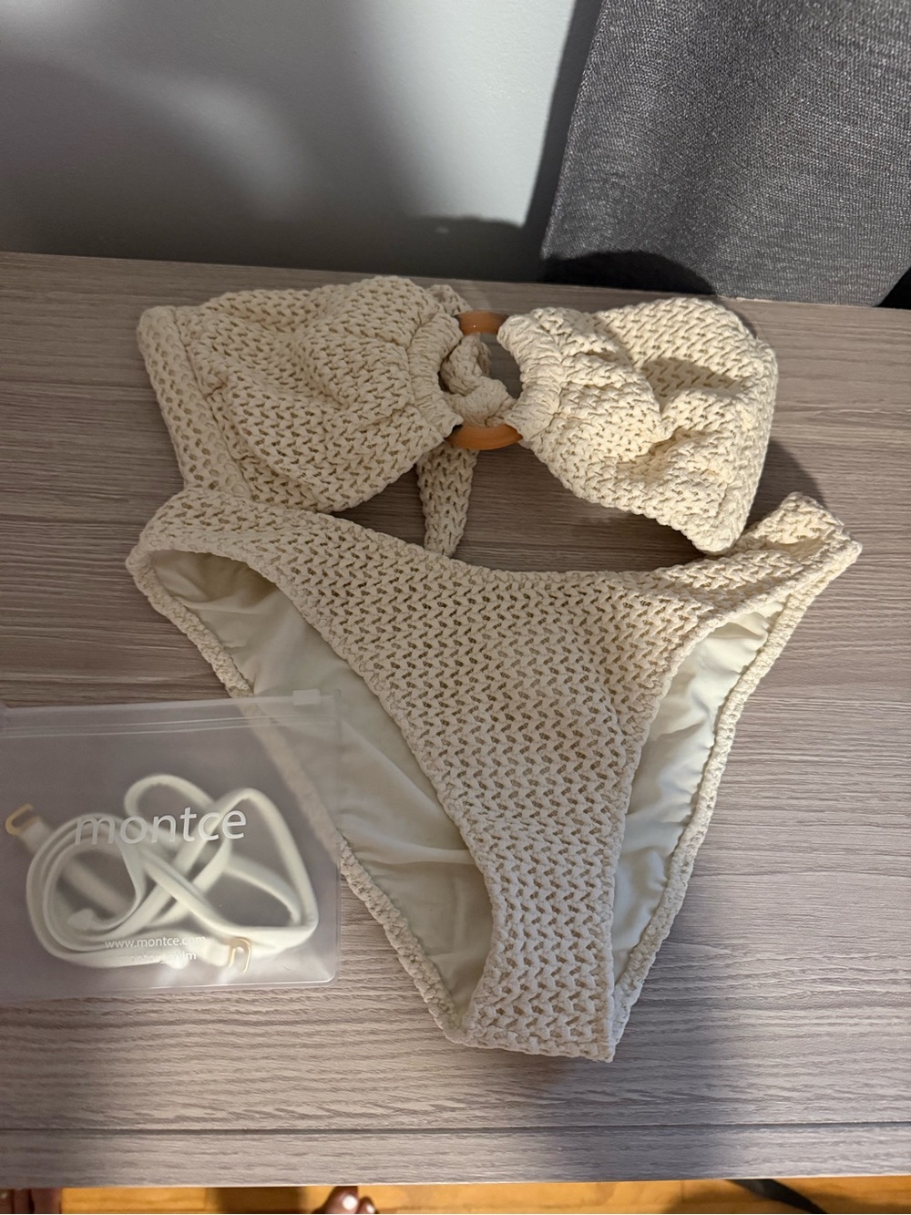 Montce Bone Crochet Swim Set (M)